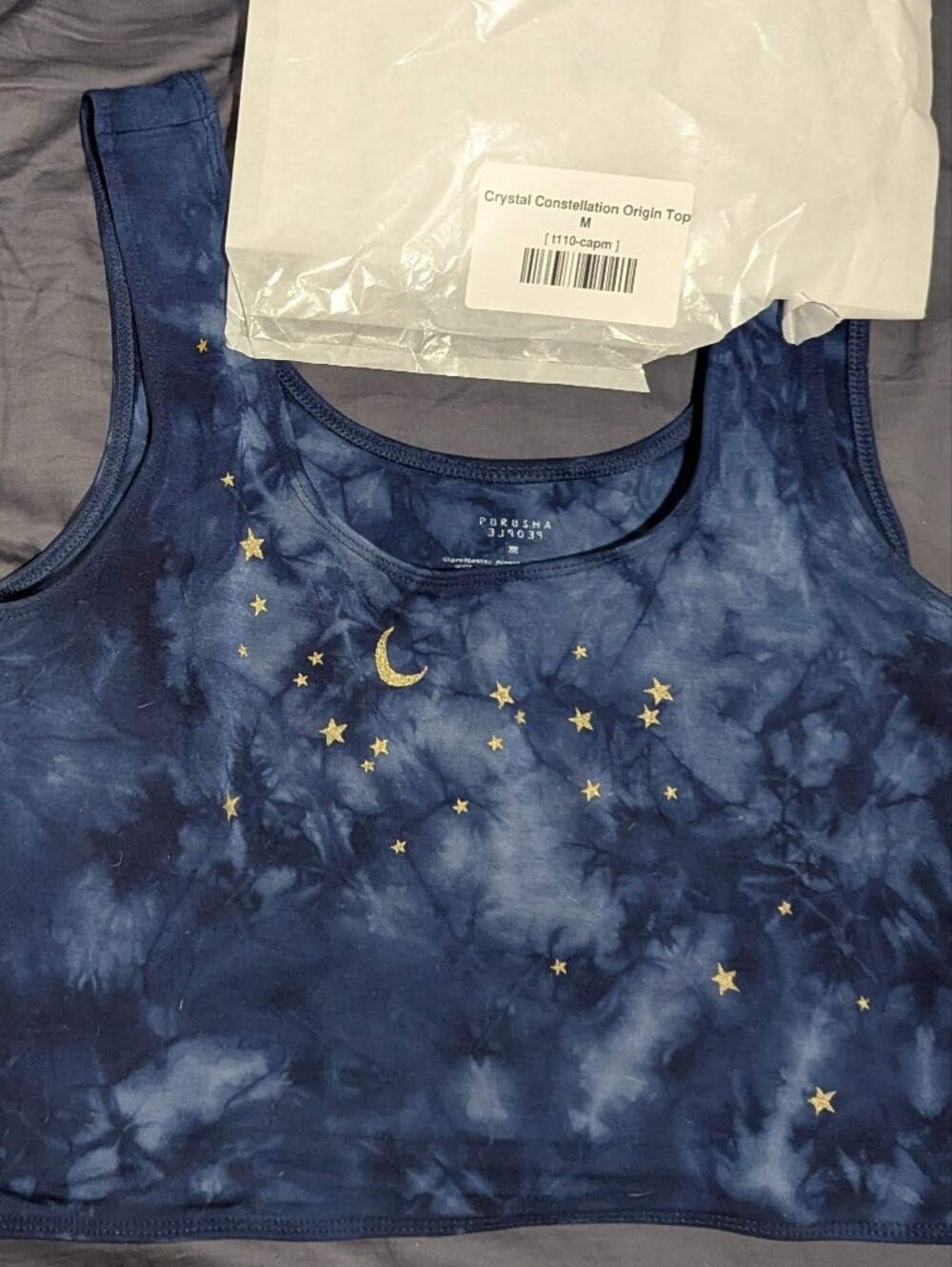 NWT Purusha People Crystal Constellation Origin Top M - Picture 2 of 7